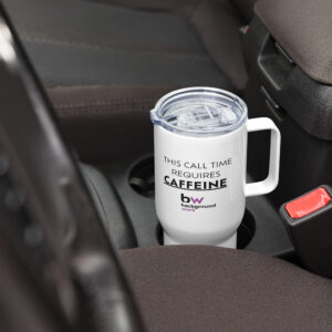 CAFFEINE REQUIRED TRAVEL MUG